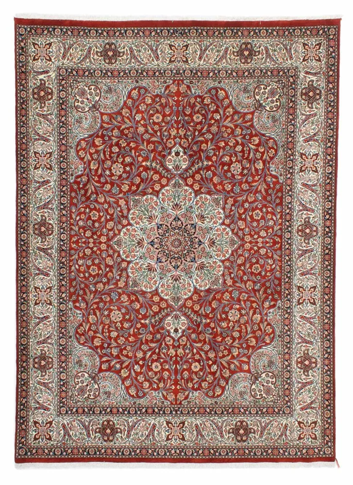 Persisk teppe - Ghom - 274 x 209 cm - rød
