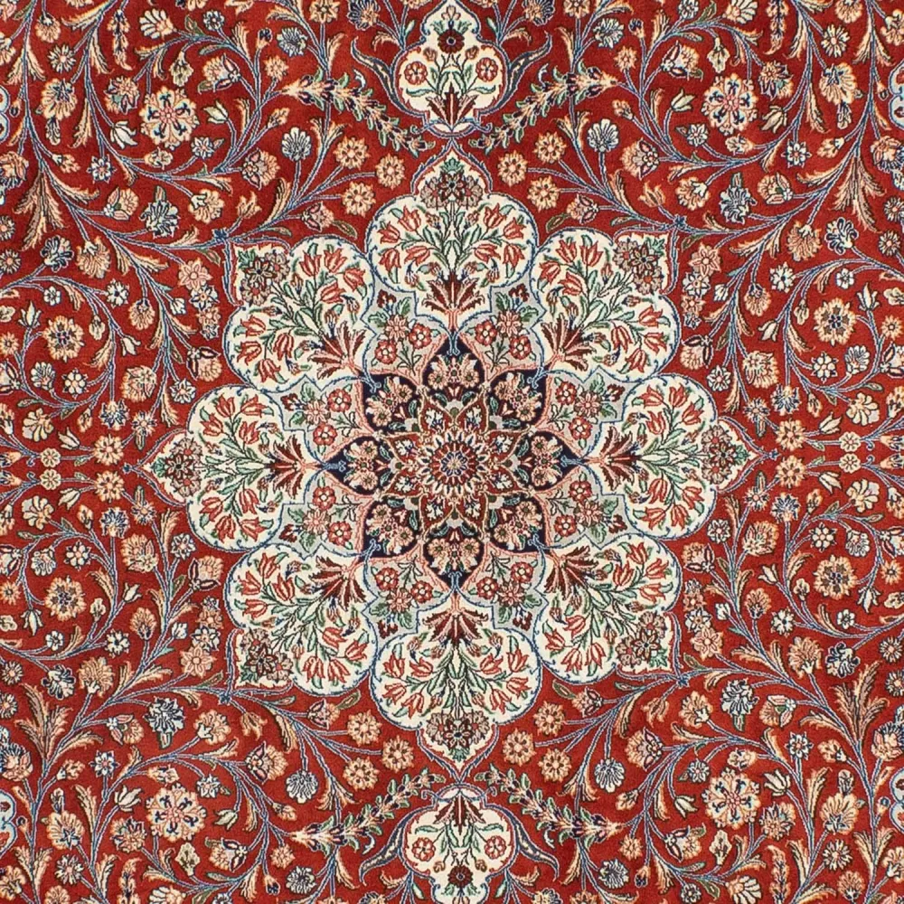 Persisk teppe - Ghom - 274 x 209 cm - rød