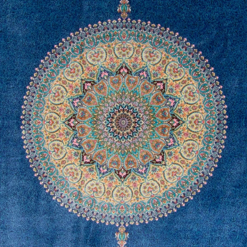 Persisk teppe - Ghom - 300 x 200 cm - blå