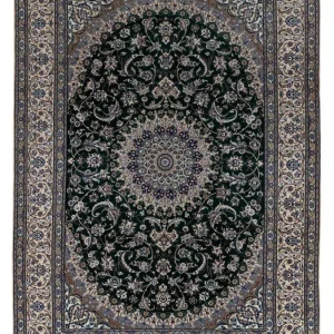 Persisk teppe - Ghom - 352 x 241 cm - svart