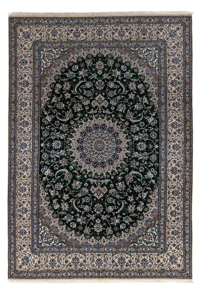 Persisk teppe - Ghom - 352 x 241 cm - svart
