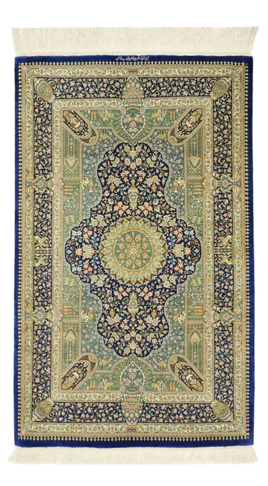 Persisk teppe - Ghom - Royal - 126 x 76 cm - flerfarget