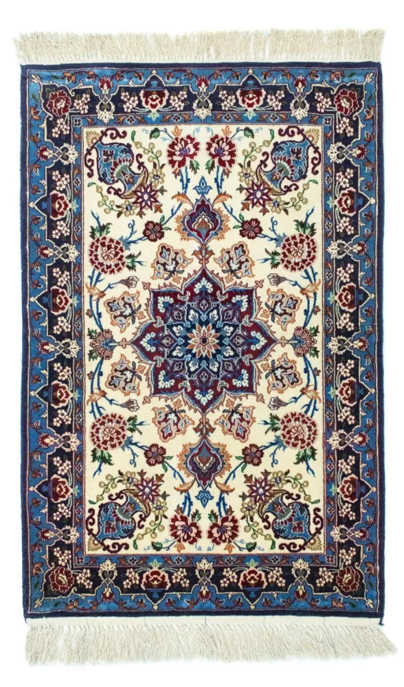 Persisk teppe - Isfahan - premium - 105 x 71 cm - blå