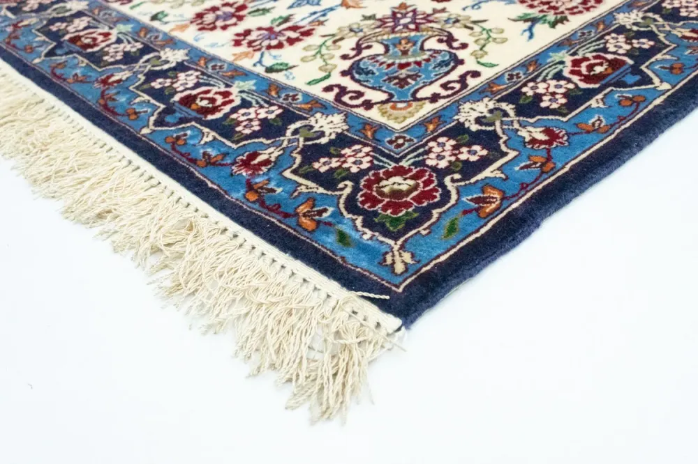 Persisk teppe - Isfahan - premium - 105 x 71 cm - blå