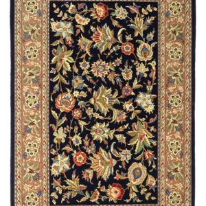 Persisk teppe - Isfahan - premium - 151 x 101 cm - mørkeblå
