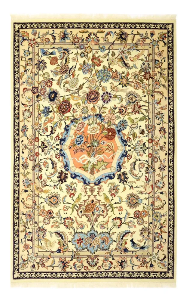 Persisk teppe - Isfahan - premium - 156 x 100 cm - beige