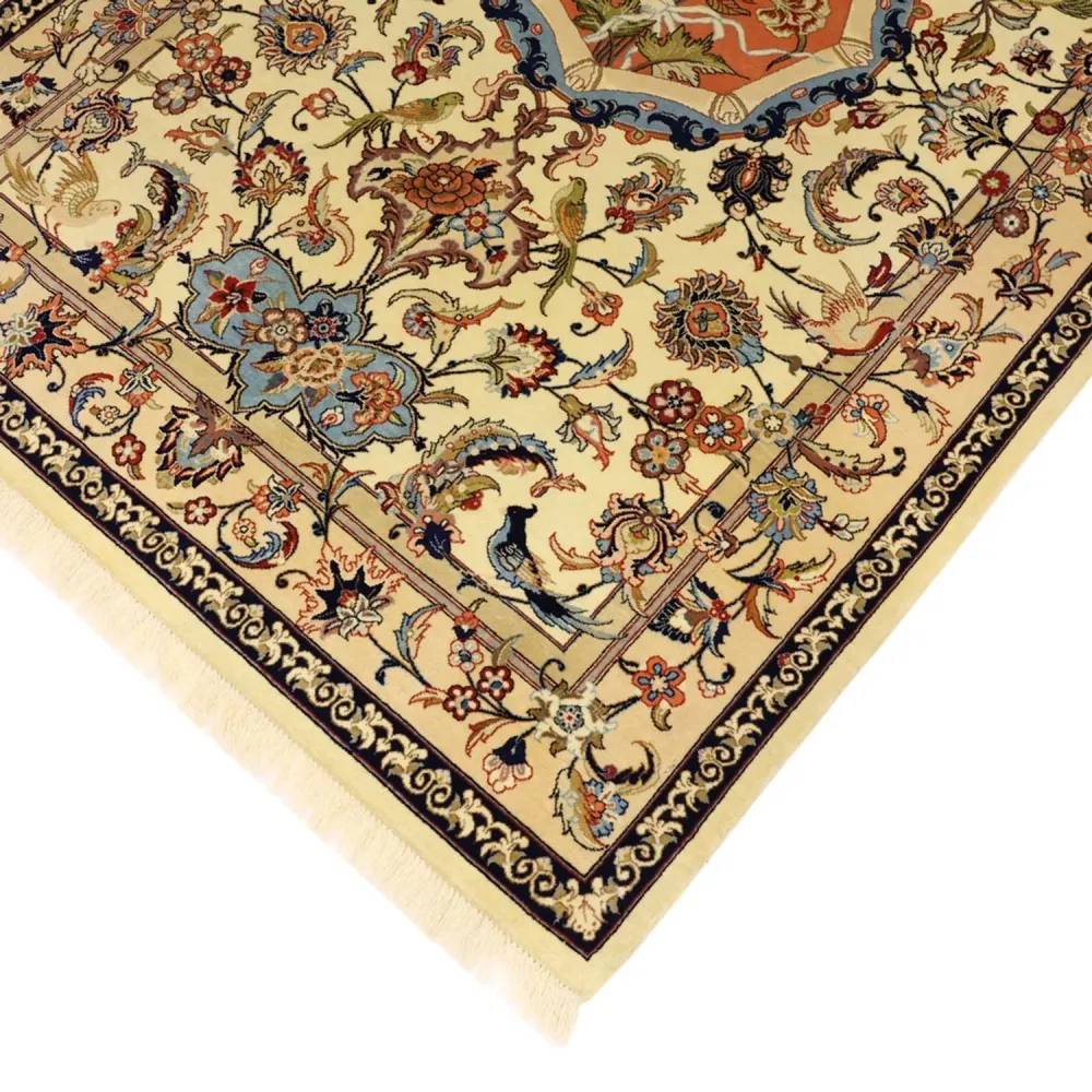Persisk teppe - Isfahan - premium - 156 x 100 cm - beige