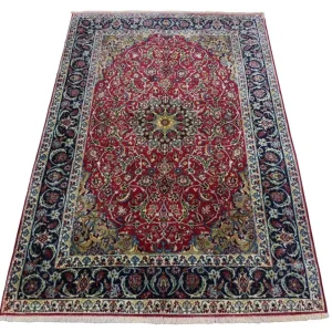Persisk teppe - Isfahan - premium - 170 x 110 cm - mørk rød