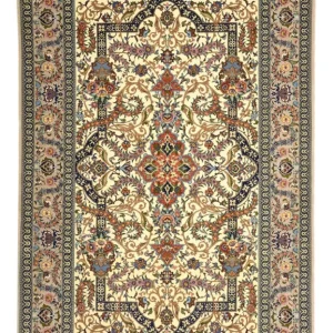 Persisk teppe - Isfahan - premium - 171 x 111 cm - mørk beige