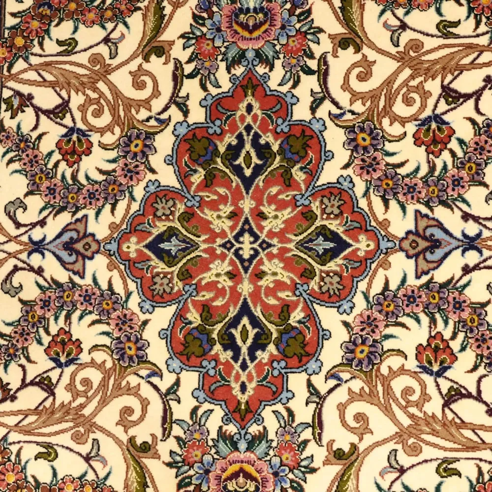Persisk teppe - Isfahan - premium - 171 x 111 cm - mørk beige