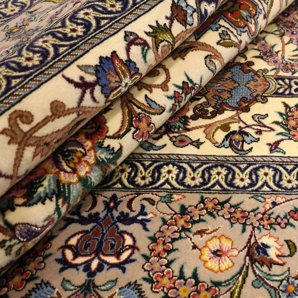 Persisk teppe - Isfahan - premium - 171 x 111 cm - mørk beige