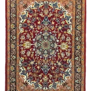 Persisk teppe - Isfahan - premium - 99 x 71 cm - rød