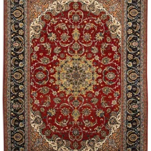 Persisk teppe - Isfahan - premium - 224 x 157 cm - rød