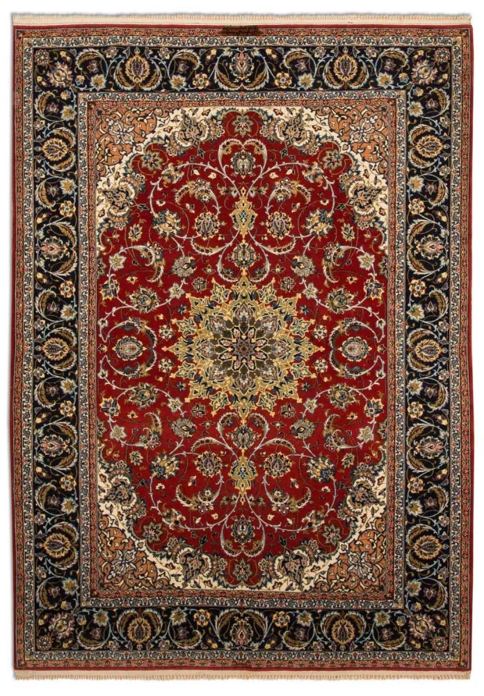 Persisk teppe - Isfahan - premium - 224 x 157 cm - rød