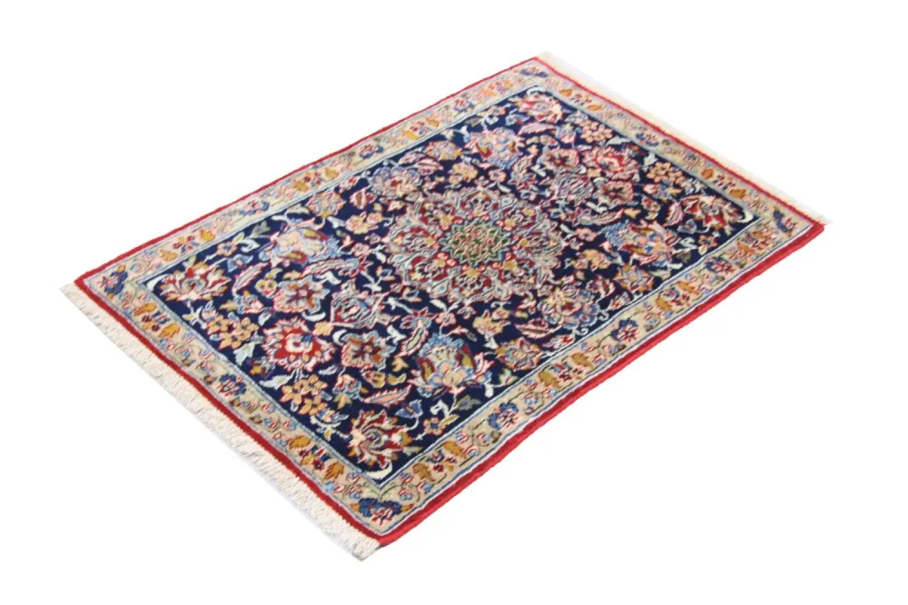 Persisk teppe - Isfahan - premium - 91 x 67 cm - blå