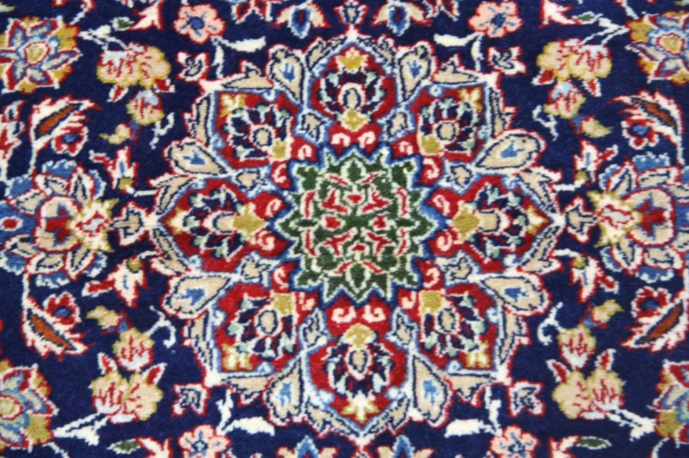 Persisk teppe - Isfahan - premium - 91 x 67 cm - blå