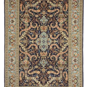Persisk teppe - Isfahan - premium - Halskjede av silke - 170 x 112 cm - mørk beige