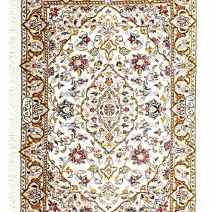 Persisk teppe - Keshan - 100 x 69 cm - beige