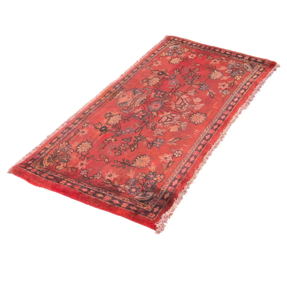 Persisk teppe - Keshan - 115 x 55 cm - lys rød