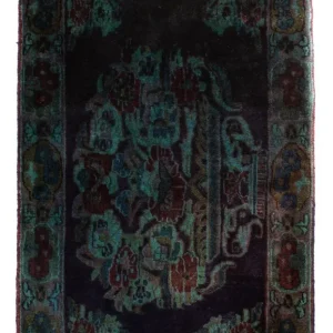 Persisk teppe - Keshan - 117 x 65 cm - mørkeblå