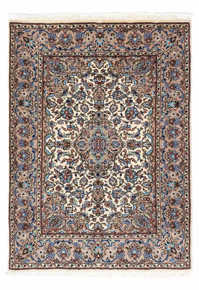 Persisk teppe - Keshan - 140 x 100 cm - beige