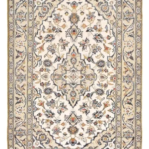 Persisk teppe - Keshan - 142 x 96 cm - sand