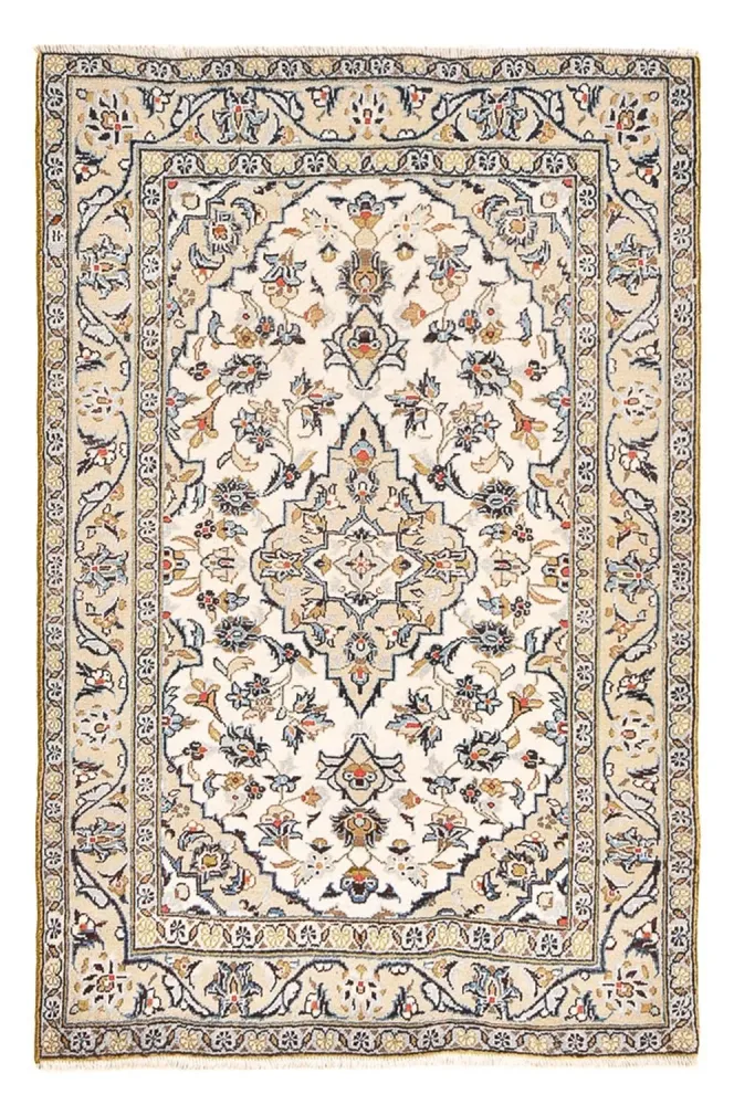 Persisk teppe - Keshan - 142 x 96 cm - sand