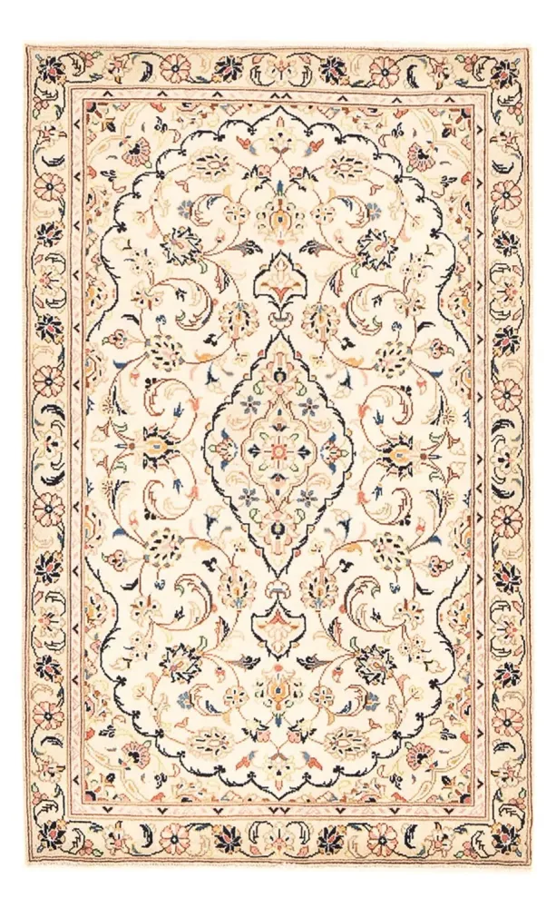 Persisk teppe - Keshan - 145 x 92 cm - beige