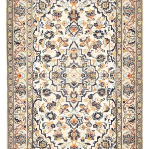 Persisk teppe - Keshan - 147 x 95 cm - lys beige