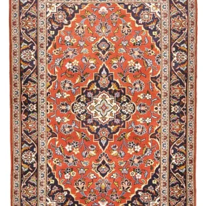 Persisk teppe - Keshan - 148 x 103 cm - terrakotta