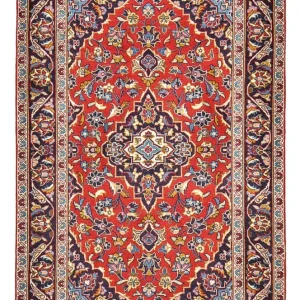Persisk teppe - Keshan - 150 x 100 cm - rød