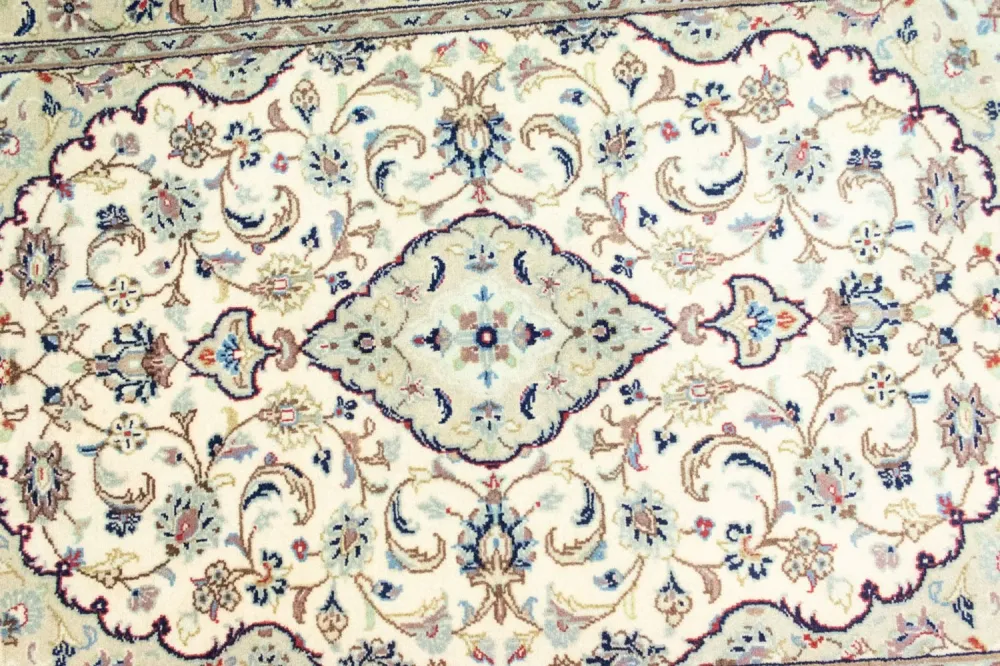 Persisk teppe - Keshan - 150 x 103 cm - beige