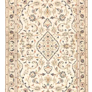 Persisk teppe - Keshan - 150 x 98 cm - beige