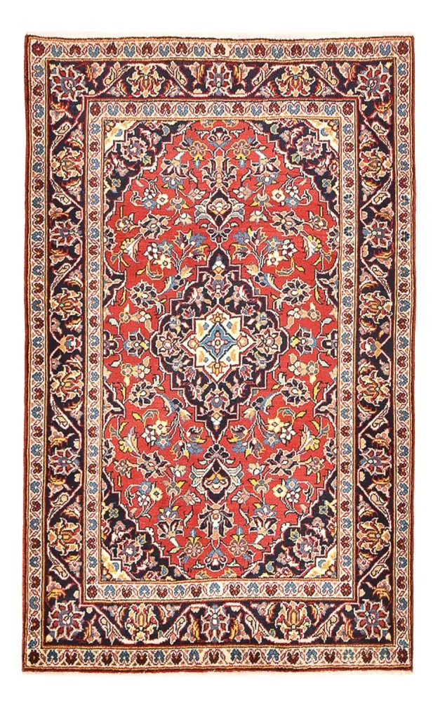 Persisk teppe - Keshan - 151 x 96 cm - lys rød