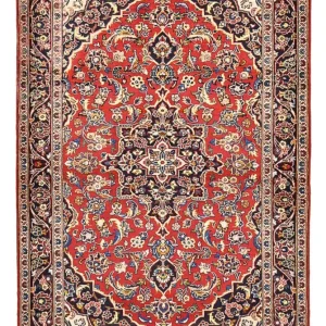 Persisk teppe - Keshan - 155 x 105 cm - rød