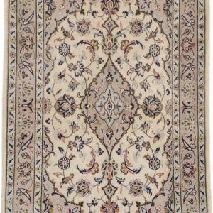 Persisk teppe - Keshan - 155 x 95 cm - lys beige