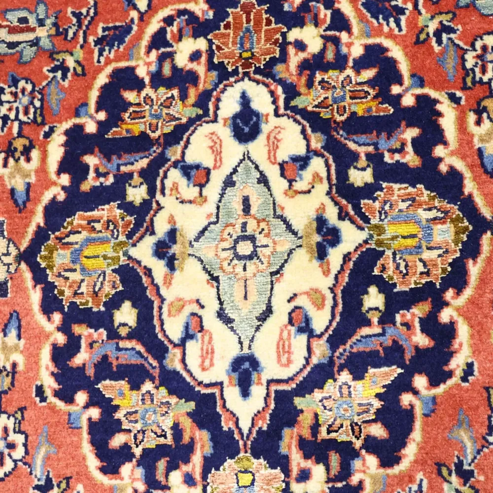 Persisk teppe - Keshan - 160 x 112 cm - lys rød