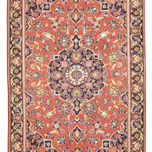 Persisk teppe - Keshan - 163 x 101 cm - lys rød
