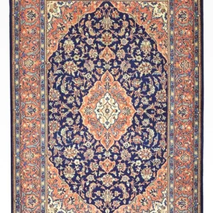 Persisk teppe - Keshan - 169 x 114 cm - mørkeblå