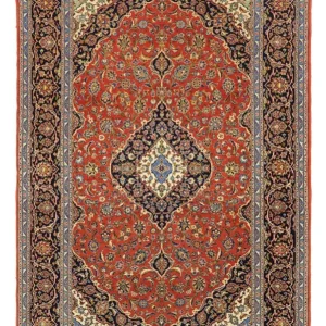 Persisk teppe - Keshan - 170 x 110 cm - rød