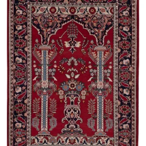 Persisk teppe - Keshan - 194 x 131 cm - blå