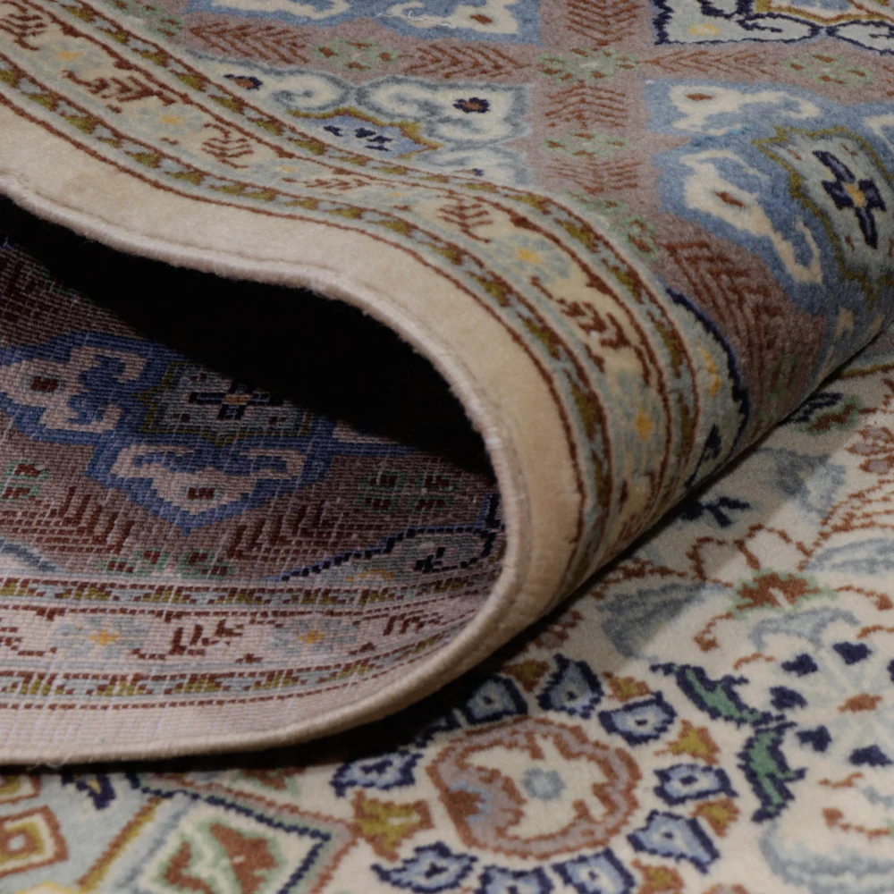Persisk teppe - Keshan - 199 x 137 cm - mørk beige