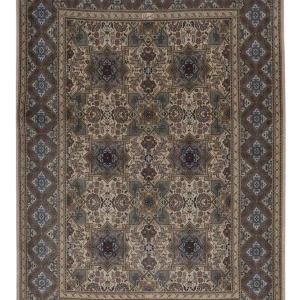 Persisk teppe - Keshan - 199 x 137 cm - mørk beige