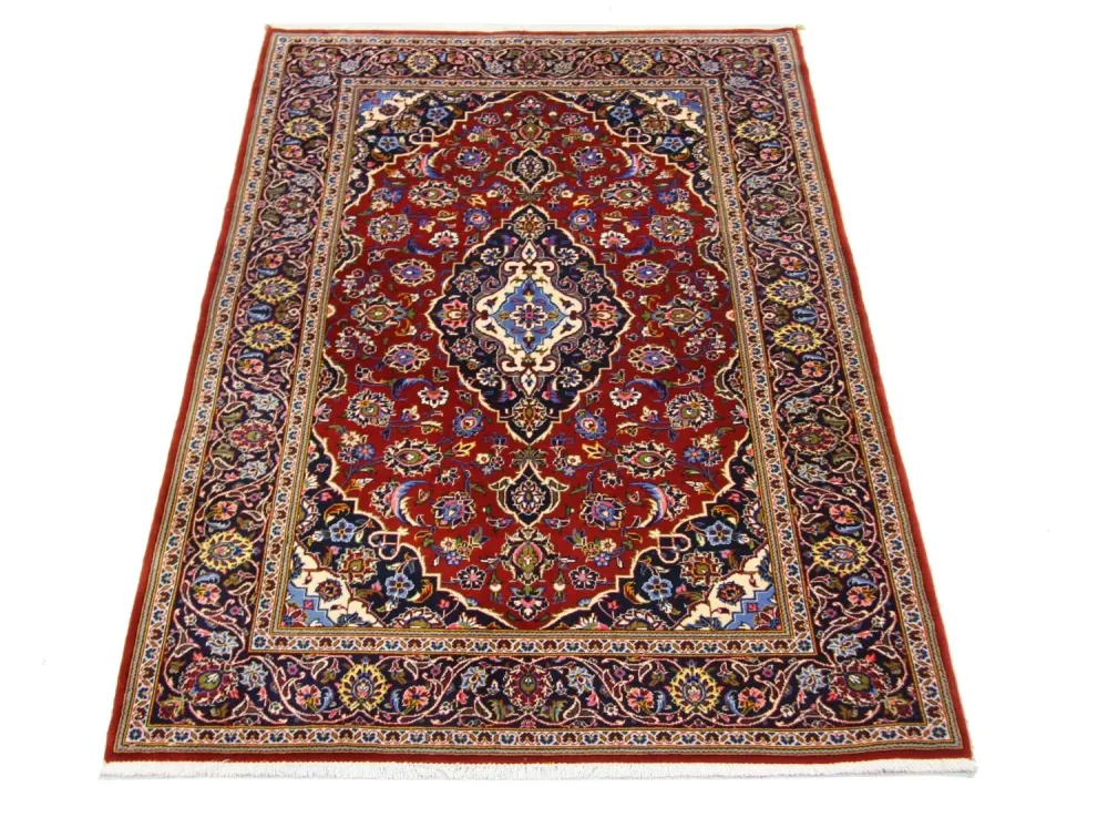 Persisk teppe - Keshan - 204 x 138 cm - blå