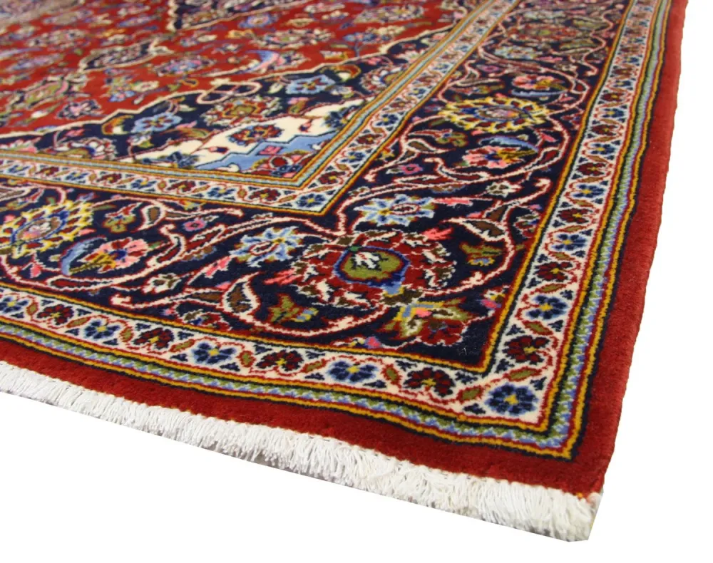 Persisk teppe - Keshan - 204 x 138 cm - blå