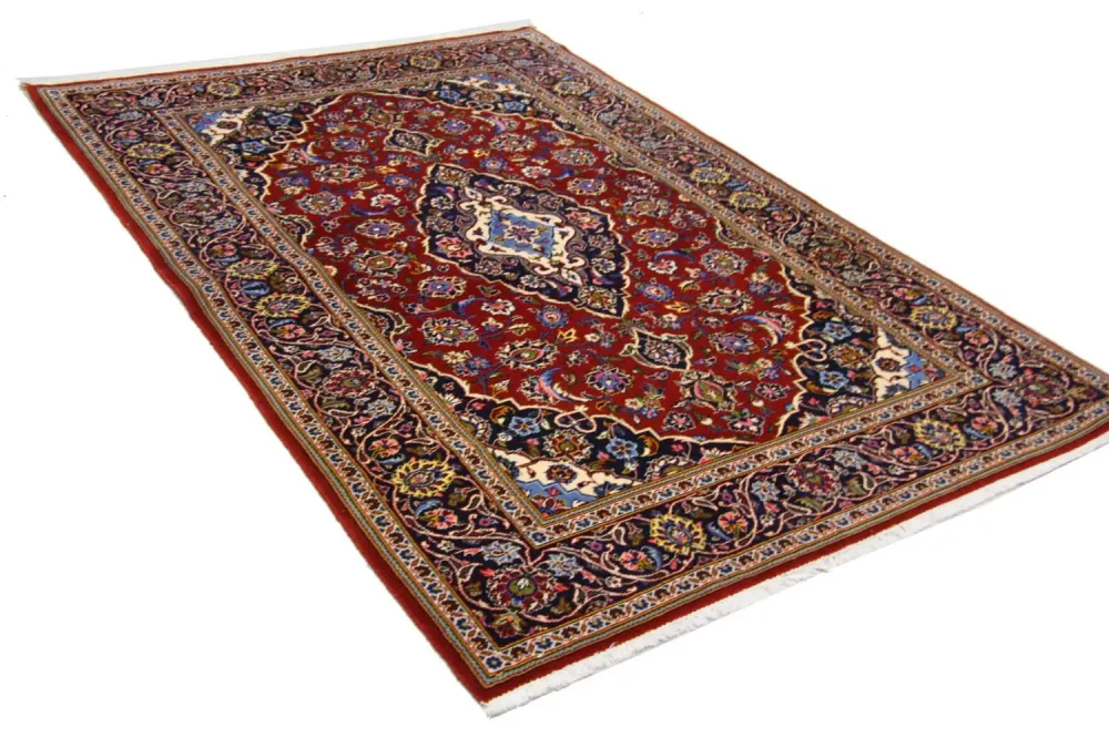 Persisk teppe - Keshan - 204 x 138 cm - blå