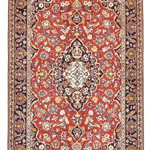 Persisk teppe - Keshan - 205 x 124 cm - rød