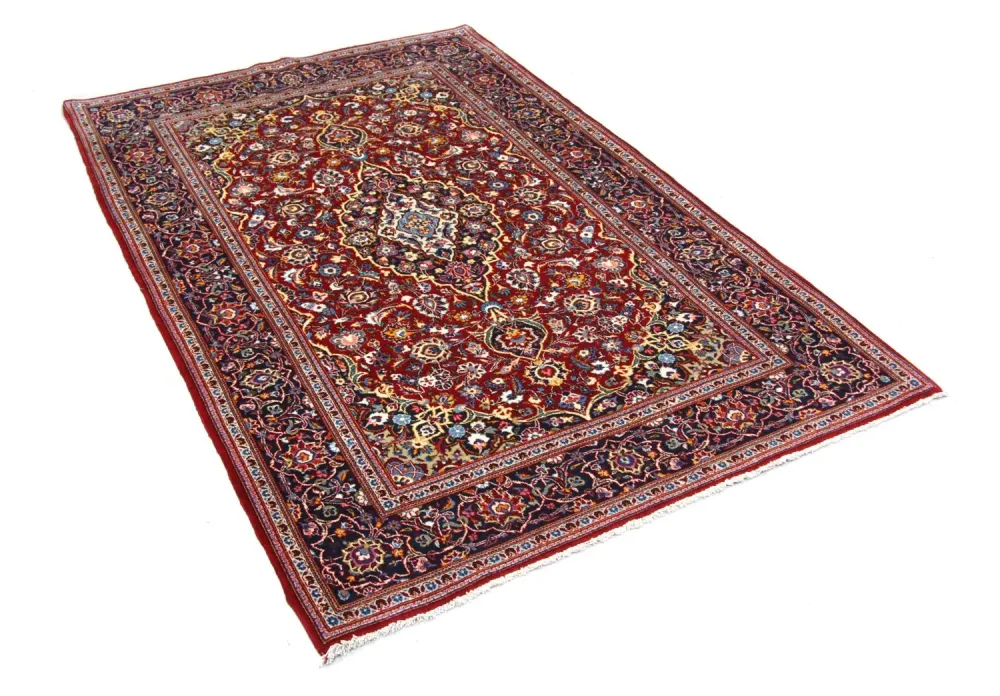 Persisk teppe - Keshan - 205 x 141 cm - rød