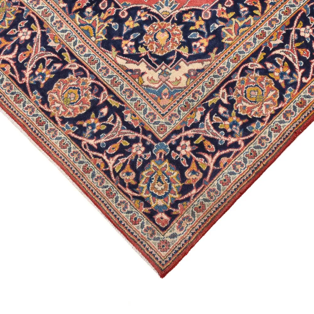 Persisk teppe - Keshan - 205 x 141 cm - lys rød
