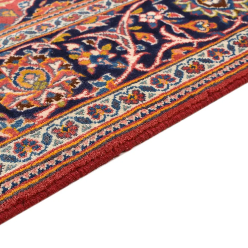 Persisk teppe - Keshan - 205 x 141 cm - lys rød